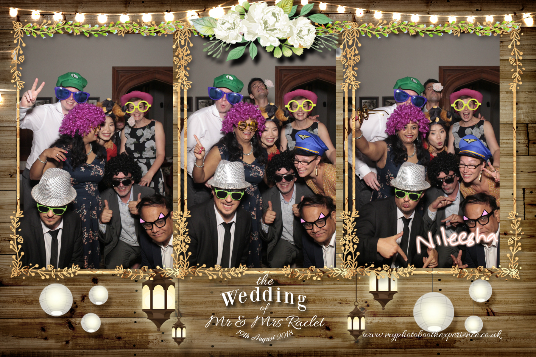 Mr & Mrs Raclet | View more photos from the event at gallery.myphotoboothexperience.co.uk/u/MyPhotoBoothExperienceLtd/Mr-Mrs-Raclet
